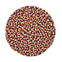 Billede af HAY Pinocchio Carpet Ø: 90 cm Multi Colour 