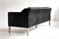 Billede af Mogens Hansen MH195 3 Pers Sofa L: 210 cm - Premium Læder / Sort