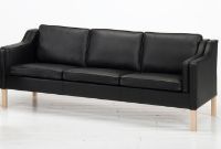 Billede af Mogens Hansen MH195 2 Pers Sofa L: 150 cm - Premium Læder / Sort