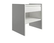 Billede af Kaagaard 110 Sengebord 50x50x37 cm - Hvidmalet