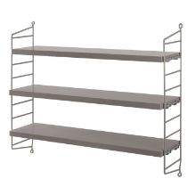 Billede af String Pocket Reol 60x50 cm - Grey/Grey 