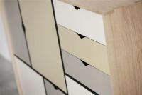 Billede af Andersen Furniture S3 Skænk 132x131 cm - Eg/Farvet front