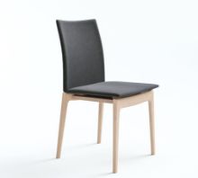 Billede af Skovby SM63 Spisebordsstol H: 88 cm - Hvidolieret Eg / Remix 133