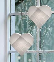 Billede af Le Klint Julehjerte Medium H: 48 cm - Hvid 
