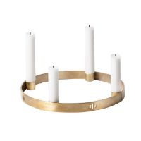 Billede af Ferm Living  Candle Holder Circle Large Ø: 38 cm - Messing