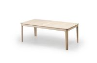 Billede af Skovby SM27 Spisebord inkl. 3 Tillægsplader 101 x 205 cm - Hvidolieret Eg 