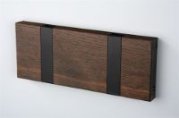 Billede af KNAX vandret 2 knagerække L: 19,8 cm - Røget Olieret Eg / Sort