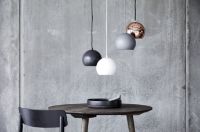Billede af Frandsen Lighting Ball Pendant 1115 Ø: 18 cm - Matt Dark Grey OUTLET