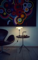 Billede af Piet Hein RA 400 Bordlampe H: 53cm - Opal/Krom OUTLET