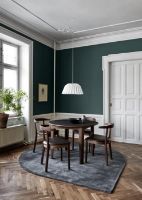 Billede af Skovby SM52 spisestuestol - Olieret valnød/Sort læder