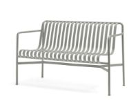 Billede af HAY Palissade Dining Bench L: 128 cm - Sky grey 