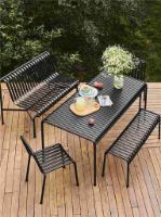 Billede af HAY Palissade Table 170x90 cm - Anthracite  