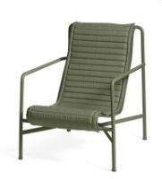 Billede af HAY Palissade Lounge Chair High Quilted Cushion 49,5x139 cm - Olive