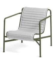 Billede af HAY Palissade Lounge Chair Low Quilted Cushion 49,5x117 cm  - Sky Grey 