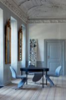 Billede af Verpan System 1-2-3 Dining Chair Standard SH: 47 cm - Camo Sierra Black / Aluminium