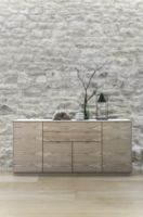 Billede af Skovby SM942 Skænk 88 x 194 cm - Hvidolieret Eg