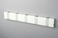 Billede af KNAX Lite 5 knagerække L: 33cm - Hvid/Grå