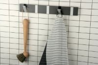 Billede af KNAX Lite 5 knagerække L: 33cm - Grå/Grå