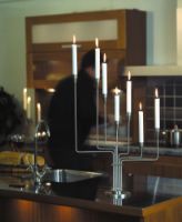 Billede af Piet Hein Karlsvognen Lysestage H: 63 cm - Sølv 
