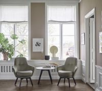 Billede af Conform Gaga Lænestol SH: 45cm - Sort Meno/Aluminium