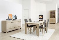 Billede af Skovby SM23 Spisebord inkl. 3 Tillægsplader 90x150 cm - Hvidolieret Eg