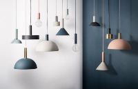 Billede af Ferm Living Dome Shade Ø: 38 cm - Light Grey