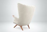 Billede af Skipper Bamsestol Fuldpolstret SH: 44 cm - Massiv Eg/Hallingdal 130