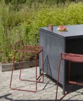 Billede af HAY Hee Bar Stool Low 2 Stk SH: 65 cm - Black