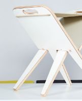 Billede af Piet Hein Klaburet Sædehøjde: 45cm - Hvid