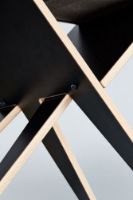 Billede af Piet Hein Klaburet Sædehøjde: 45cm - Valnød/Sort