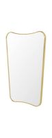 Billede af GUBI F.A. 33 Wall Mirror 54x80 cm - Polished Brass Base