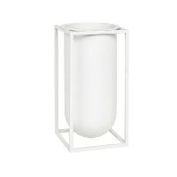 Billede af Audo Copenhagen Kubus Lolo Vase H: 24 cm - Hvid  