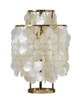 Billede af Verpan Fun 2TM Bordlampe H: 43cm - Brass