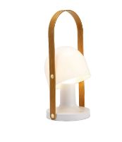 Billede af Lampefeber Follow Me Plus Trådløs Bordlampe H: 43,5 cm - Hvid