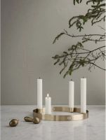 Billede af Ferm Living Candle Holder Circle Small Ø:25 cm - Messing