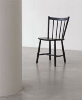 Billede af HAY Børge Mogensen J41 Spisebordsstol SH: 44,5 cm - Black Lacquered Beech