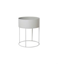 Billede af Ferm Living Plant Box Round Ø: 40 cm - Light Grey
