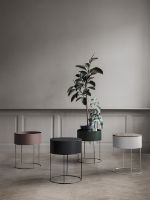 Billede af Ferm Living Plant Box Round Ø: 40 cm - Light Grey
