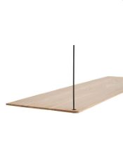 Billede af Woud Stedge Add-on Shelf L: 80 cm - White Pigmented Lacquered Oak