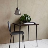 Billede af House Doctor Bord Slated 70 x 70 cm - Sort Bejdset