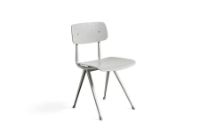 Billede af HAY Result Spisebordsstol SH: 46 cm - Beige Powder Coated Steel/Beige Lacquered 