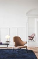 Billede af &Tradition Copenhagen SC13 Bordlampe H: 42 cm - Opal Glass/Bronzed Brass