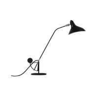 Billede af DCW Editions Mantis BS3 Schottlander Bordlampe H: 84cm - Black