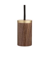 Billede af Tala Knuckle Pendant Ø: 4 cm - Walnut  OUTLET