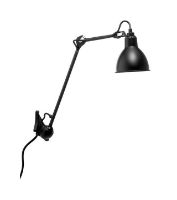 Billede af DCW Editions Lampe Gras N222 Væglampe Rund H: 40cm - Sort/Sort