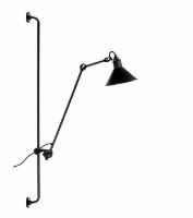 Billede af DCW Editions Lampe Gras N214 Væglampe Konisk H: 120cm - Sort/Sort 