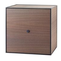 Billede af Audo Copenhagen Frame 49 49x49 cm inkl. Låge & Hylde - Røget Eg  OUTLET