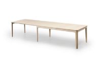 Billede af Skovby SM27 Spisebord inkl. 3 Tillægsplader 101 x 205 cm - Sæbebehandlet Eg