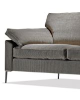 Billede af Søren Lund SL 329 2 Pers. Sofa m. Keder L: 182 cm - Grado 94 Tekstil/IG15 Aluminium Ben