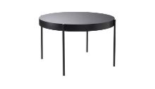 Billede af Verpan Series 430 Bord Ø: 160 cm - Sort 
